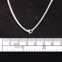 ATTENTION! "Unbreakable" Necklace, stainless steel in Anchor Style   51 cm long, 2mm strong, Body weight: min. 45kg