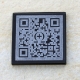 QR-Code regulär ,  Glas, 48x48mm, 4mm stark